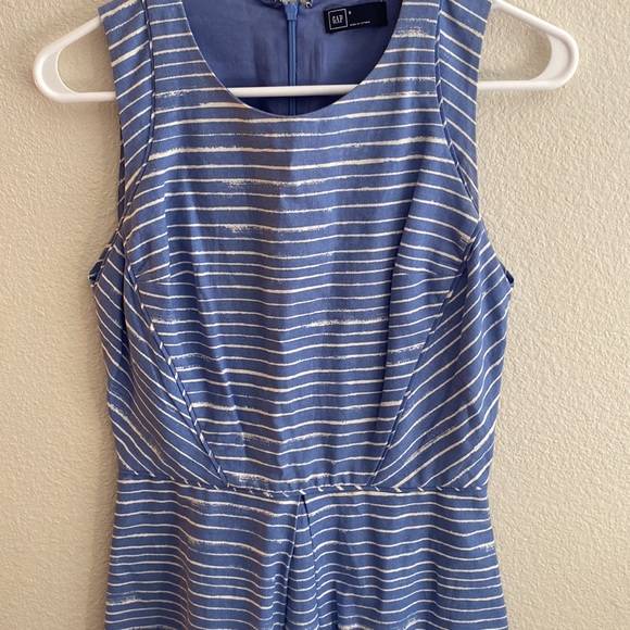 Gap Blue and White Striped Dress - Picture 4 of 5